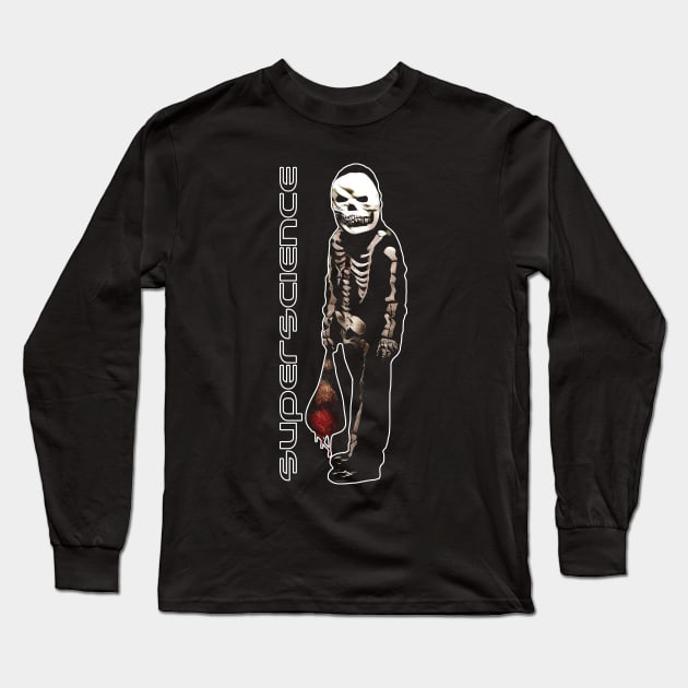 SuperScience "Candy Sack" Skeleton Long Sleeve T-Shirt by Strangers With T-Shirts